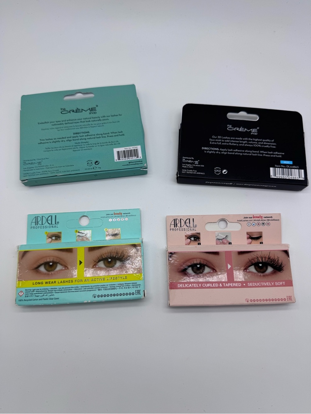 Ardell & The Crème Shop False Lash Bundle – 4 Pairs Mixed Styles - Picture 7 of 7